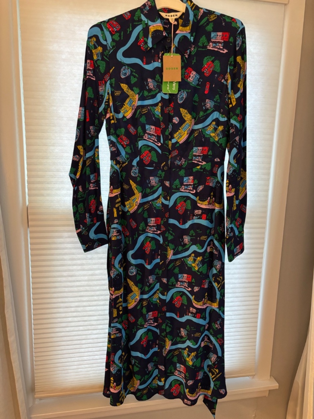 Boden Kate Midi Shirt Dress - Picture 2 of 3